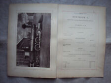 Baldwin Locomotive Photo From 1870's Catalog Class 21 D  K picture