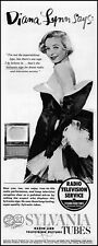 1951 Diana Lynn actress photo Sylvania Radio & TV Tubes retro print ad LA36 picture
