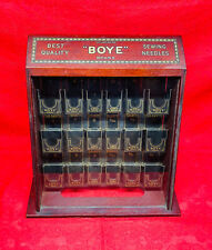 Antique/VTG 1900s Boye Sewing Needles Cabinet General Store Display Case A+++ picture