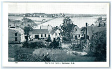c1950's Bird's Eye View Bathurst New Brunswick Canada Vintage Postcard picture