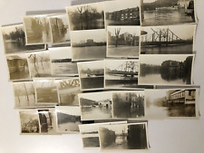 28 Original Photo's MARCH, 1936 Great Flood in Easton, Penn. Explained on Back picture