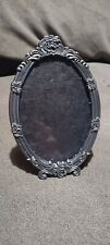 vintage oval metal rose picture frame picture