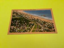 Old Orchard Beach, Maine ~ Air View of Beach- 1955 Stamped Vintage Postcard picture