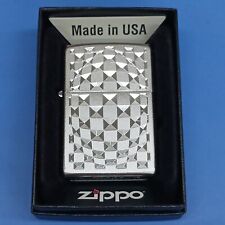 Zippo Cut Glass Satin Chrome 24013 picture