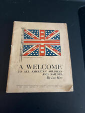 1918-WWI-A Welcome To All American Soldiers and Sailors-Ian Hay picture
