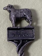 Pewter Spoon Vintage New Zealand Sheep Lamb picture