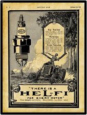1920 Hel-Fi Tractor Spark Plugs NEW Sign - 24