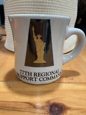 vintage 77th regional support command army reserve mug NYC Fort Totten Military picture