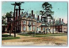 1907 The Laurel In The Pines Street View Horse And Buggy Lakewood NJ Postcard picture
