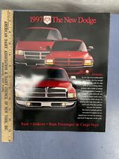 1997 The New Dodge Ram Dakota Vans New Old Stock Dealership Brochure Full Color  picture