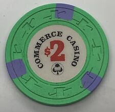 Commerce Casino - $2 Gaming Chip - Commerce California - Paulson H&C LCV picture