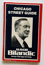 Chicago Street Guide from 1970’s when Bilandic was Mayor picture