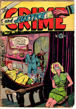 Crime and Justice # 12 (GD 2.0) 1953. Bondage cover. picture