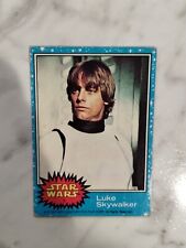 1977 Topps Luke Skywalker #1 Blue 1st Series Rookie picture