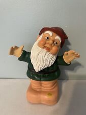 Gemmy Dancing Gnome Plays Music Rubber Musical 2007 Rare EUC picture