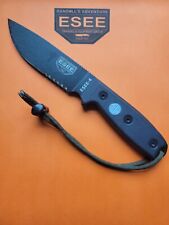 Randall's Adventure ESEE - 4,  New Black Handles with Custom Medallions picture