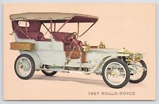 1907 Rolls Royce~Beautiful Classic~Canvas Top~Gold Plated Lights~Mirrokrome~Vtg picture