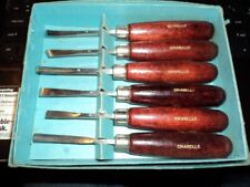 Set of Chaselle Wood Carving Tools - chisels #1-6 Nice Sharp Set Plus Extra picture