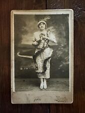 ID’d Victorian SnakeCharmer Rare Sideshow Ringling Bros Circus Photo Antique Art picture