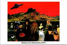 Postcard Unused Misguided Masterpieces Waiting To Be Abducted By Ufos [aj] picture