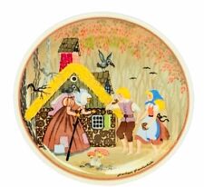 Walt Disney Germany plate signed art Barbara Fuerstenhoefer Hansel Gretel witch picture