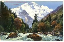 Beautiful View Of Lütschine River And Jungfrau Jungfraujoch Switzerland Postcard picture