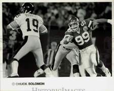 1984 Press Photo Mark Gastineau of New York Jets Football Team, During Game picture