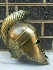 Dark Medieval LARP 18ga Antique Fantasy Corinthian Wearable Warrior Helmet picture