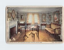 Postcard New England Parlor Museum of the Essex Institute Salem Massachusetts picture
