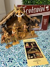 Fontanini The Collectible Creche Manger Stable Nativity Set Figurine 1988 Vintag picture