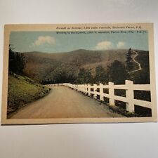 Vintage Canadian ￼Postcard Winding to summit Perron Boulevard￼ 1930’s zaf picture