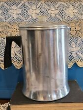 Large Vintage Mirro Mid Century Aluminum 14 Cup Coffee Percolator Pot picture