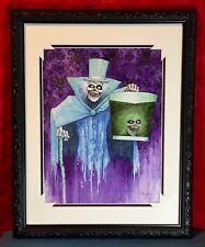 Disney Haunted Mansion The Infamous Hat Box Ghost by Kevin-John framed print NEW picture