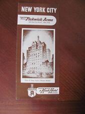 1930s Hotel Pickwick Arms 230 E 51st St NEW YORK CITY Brochure/ Polonaise Lounge picture