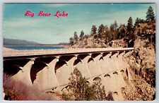 c1960s Big Bear Lake California Dam Vintage Postcard picture