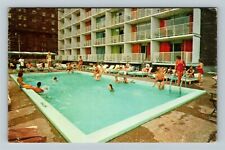 St Louis MO-Missouri, Bel Air Motor Hotels, Swimming Pool Vintage Postcard picture