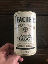 Teacher’s Highland Cream Scottish Haggis Outer Tin EXPIRED Feb 2001- Decoration picture