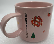 Starbucks Ban.do Bando 2018 Pink Mug Fall Icons Sweater Weather Stay Cozy 12oz picture