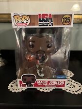 New Authentic FUNKO POP NBA Magic Johnson 1992 Basketball Legend 10 Inch Large picture