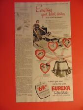 1953 EUREKA ROTO-MATIC Swivel Top Cleaner vintage print ad picture