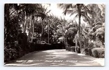 RPPC Photo Postcard N Worth Avenue Palm Beach Florida Undivided Back Pre 1907 picture