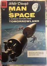 Dell Comics Walt Disney's Man in Space Tomorrowland Four Color #716 VG VTG 1956 picture