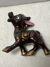 Vintage Donkey TILSO Ceramic Redware Figurine Made In Japan Approx 4 Inches Tall picture