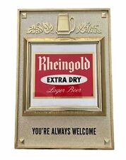 Vintage Rheingold Extra Dry Lighted Beer Sign Liebman Brewing 10.5 W 15 L picture