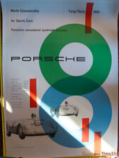 59 Porsche Targa Florio Genuine Dealer Factory Poster Orig 46.5