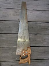 Vintage Henry Disston & Sons Hand Wood Saw D - 12 PHILADELPHIA picture