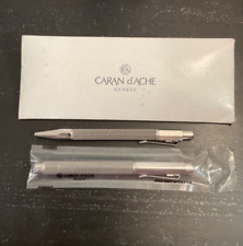 CARAN D'ACHE IVANHOE CHAIN MAIL BALLPOINT PENS, SET OF TWO IN GREAT CONDITION picture