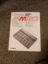 Vintage Ad Sales Brochure: Yamaha Producer Series Portable Mixer MM30 picture