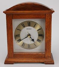 Sieko® QGH123BLH Mantel Clock, Oak, Small 7.5