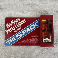 Vintage 1992 Marlboro Party Butane Gas Lighter NEW Sealed Package Collector picture